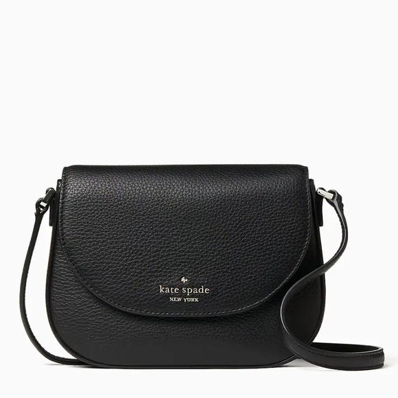 kate spade Handbags - **EXCELLENT** Black Kate Spade Leila Mini Flap Crossbody Cross Body Purse Bag
